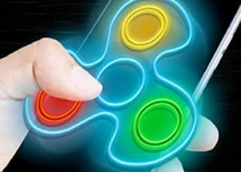 Fidget Spinner Neon Glow ойын скриншоты