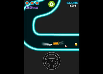 Finger Driver Neon скрыншот гульні