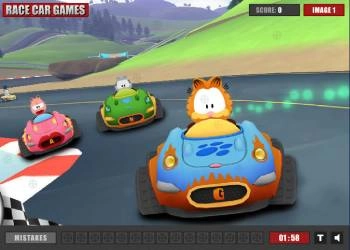 Pneus De Voiture Cachés Garfield capture d'écran du jeu