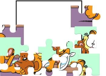 Garfield Jigsaw captura de tela do jogo