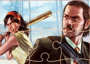 Gta Puzzle-Uitdaging schermafbeelding van het spel