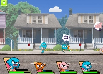 Gumball Games: Luta Remota captura de tela do jogo