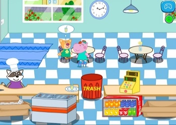 Hippo Pizzeria game screenshot