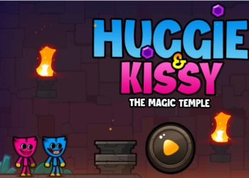 Huggie & Kissy Der Magische Tempel Spiel-Screenshot