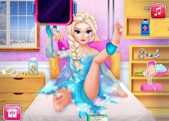 Recuperación En El Hospital De La Reina Del Hielo captura de pantalla del juego