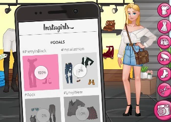 Instagirls Dress Up խաղի սքրինշոթ