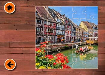 Puzzle Włochy zrzut ekranu gry