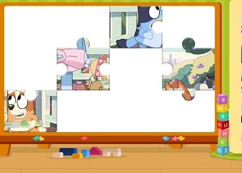 Puzzle: Bluey Vrijeme Igre snimka zaslona igre