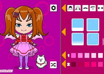 Kawaii Chibi-Avatar-Ersteller Spiel-Screenshot