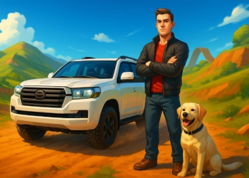Land Cruiser Offroad жүргізушісі ойын скриншоты