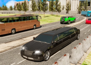 Limousine Bil Spil Simulator skærmbillede af spillet