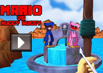 Mario contra Huggy Wuggy captura de tela do jogo