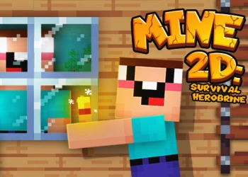 Mine 2D Survival Herobrine រូបថតអេក្រង់ហ្គេម