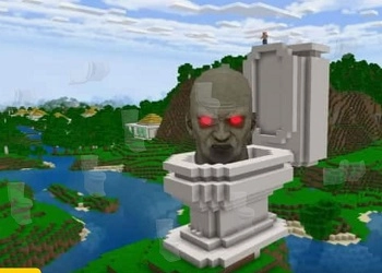 Toilet Tersembunyi Skibidi di Minecraft tangkapan layar permainan