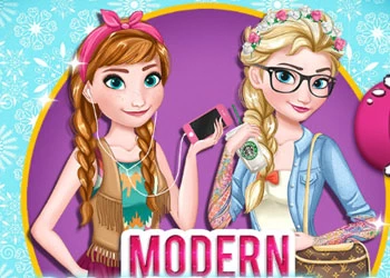 Modern Frozen Looks скрыншот гульні