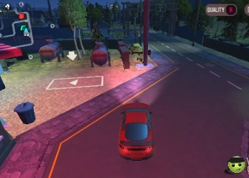 Parkplatz Fury 3D Nacht Dieb Spiel-Screenshot