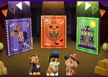 Paw Patrol: Halloweenská puzzlová párty snímek obrazovky hry