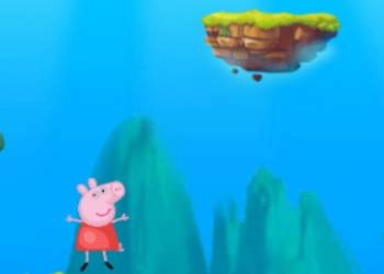 Pepa Das Schwein Wartet Auf Besucher. Spiel-Screenshot