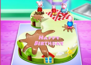 Tarta De Cumpleaños De Peppa Pig captura de pantalla del juego