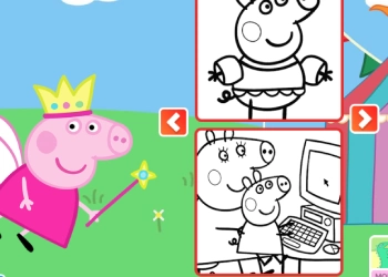 Libro Para Colorear De Peppa Pig captura de pantalla del juego