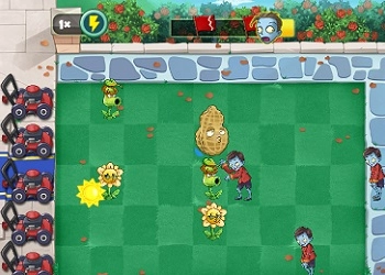 Planten tegen Zombies: Verdediging schermafbeelding van het spel