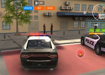 Politiewagen Simulator schermafbeelding van het spel