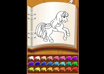 Pony Kleurboek 5 schermafbeelding van het spel