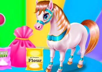 Pony Cooking Rainbow Cake pelin kuvakaappaus