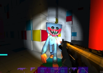 Mohn Huggy Wuggy Shooter Spiel-Screenshot