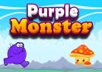 Purple Monster Adventure екранна снимка на играта