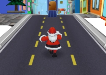 Santa City Run Straße Spiel-Screenshot