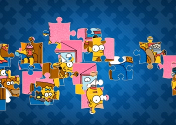 Simpsons Legpuzzelcollectie schermafbeelding van het spel