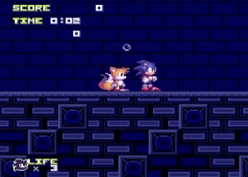 Sonic 3 Rezortní Ostrov snímek obrazovky hry