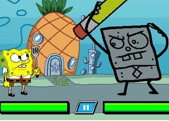 Spongebob: Super Brawl Świat 2 zrzut ekranu gry