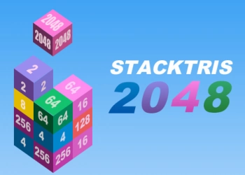 2048 În Stacktr captură de ecran a jocului