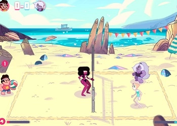 Juegos De Steven Universe: Voleibol captura de pantalla del juego