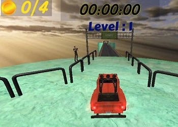 Super Jeep Mega Ramp Driving game screenshot