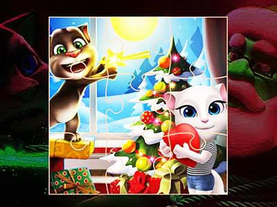 Talking Tom Christmas screenshot del gioco