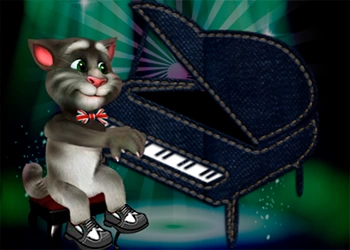 Talking Tom Piano Time skærmbillede af spillet