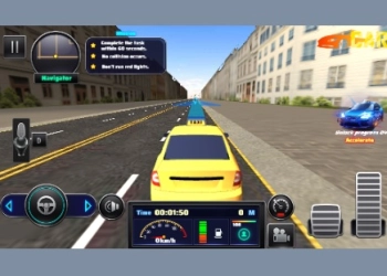 Taxi Simulator game screenshot