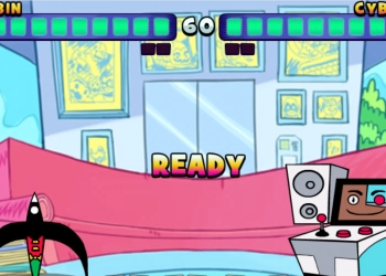 Teen Titans Go: Jump Fighting captura de tela do jogo