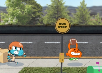 Die Erstaunliche Welt Von Gumball Go Long Spiel-Screenshot