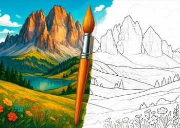 Barvení nálady snímek obrazovky hry