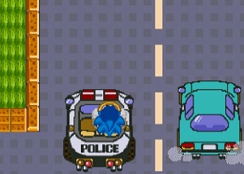 Waku Waku Sonic Patrol Car game screenshot